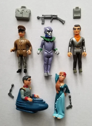5 Vintage Stingray & Thunderbird Figures (1992 Matchbox) Cover