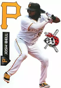 JOSH BELL PITTSBURGH PIRATES 11"X17" 4 PIECE FATHEAD TEAMMATES WALL DECALS - Picture 1 of 1