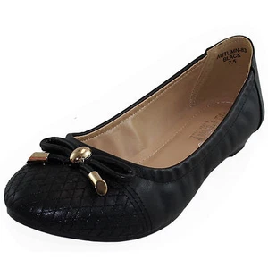 New women's shoes low heel wedge pump work casual comfort winter summer Black - Picture 1 of 9