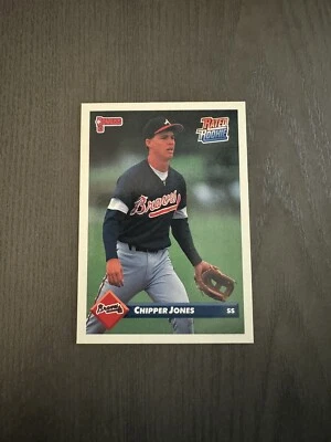 1993 Donruss Rated Rookie RR #721 CHIPPER JONES Atlanta Braves Baseball Card HOF - Image 1 of 2