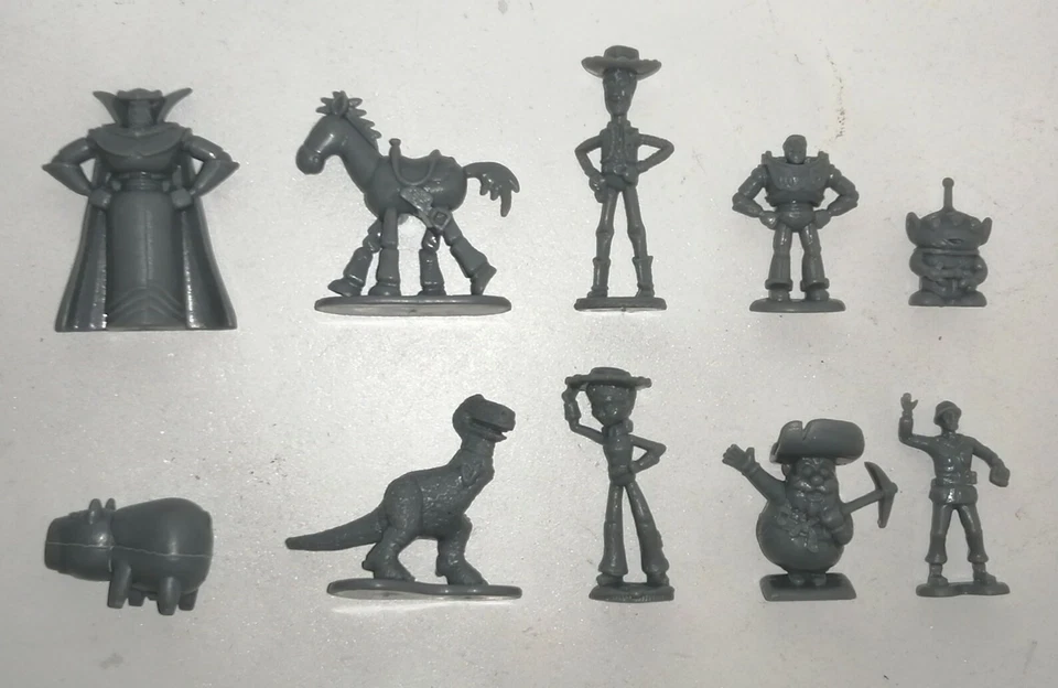 TOY STORY 2 Brinquedo Premium MÉXICO 1999 CONJUNTO COMPLETO Keshi Buzz Lightyear Woody - Imagem 1 de 1