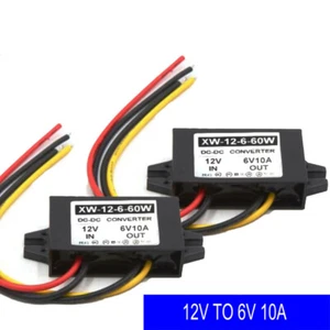 2pcs DC12V To DC6V 10A 60W Step Down Power Supply Vol Converter Regulator Module - Picture 1 of 8