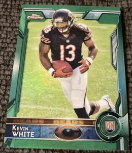 2015 Topps Chrome Kevin White Green Refractor RC #125 - Picture 1 of 2
