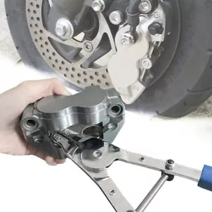 Pinza pistoncini freno moto, pinza rimozione pistone estrattore pistoni freno strumento - Foto 1 di 8