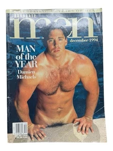 Advocate Men Magazine Dec 1994 Damien Michaels Vintage Gay Magazine Adults Only - Imagen 1 de 4