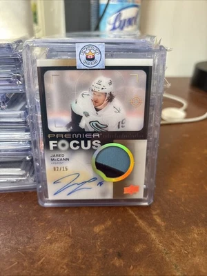 2023-24 Upper Deck Premier - Premier Focus #PFP-JM Patch Auto /15 - Image 1 of 3