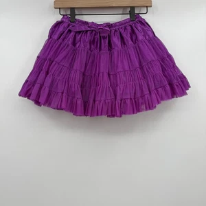 Disney Princess Skirt Girls 9/10 Purple Tutu Cosplay Costume Rapunzel Layered - Picture 1 of 11