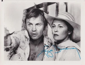 FOTO EN BLANCO Y NEGRO DE 8" X10" FIRMADA A MANO DE FAYE DUNAWAY "UN GRAN COLECCIONABLE" - Imagen 1 de 1