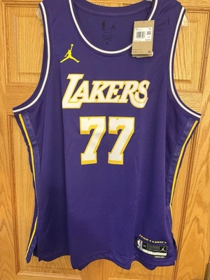 Lakers Luka Doncic 2025-26 Statement Swingman Jersey 2xl - Image 1 of 4