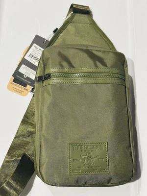 Bolso Bandolera True Religion Parche Buda Unisex Oliva YETA 2.0 TR104144 Nuevo Foto 1 de 3