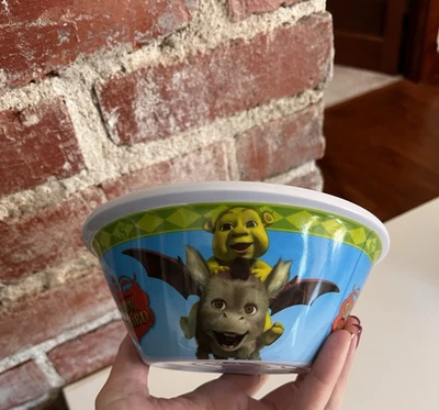 Tigela promocional de cereais Shrek the Third 2007 Dreamworks Kellogg's - Imagem 1 de 4