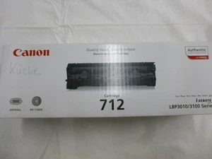 Original Canon 712 / 1870B002 / Toner Black in OVP - Bild 1 von 1