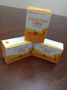 3 Jabon De Tocador Miel De Abeja Grisi Honey Bee.3.5 Oz - Picture 1 of 3