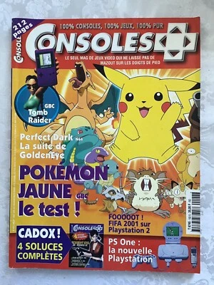 Magazine - Consoles + Plus - numéro 102 - Juillet/Aout 2000 - Pokémon Jaune - Photo 1/4