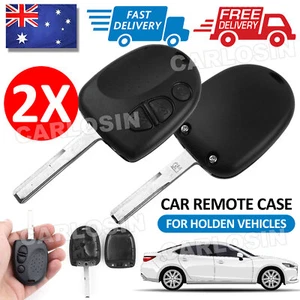 3Button Car Remote Case Shell & Uncut Key for Holden Commodore VS VX VY VZ WH - Picture 1 of 8