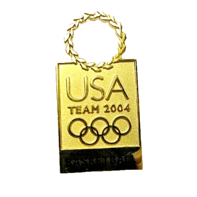 ATHENS 2004 Summer PARALYMPIC GAMES USA BASKETBALL TEAM  Gold Pin Aminco - Image 1 of 4