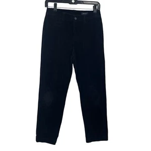 Polo Ralph Lauren Black Corduroy Chino Pants Boys 14 FLAWED - Picture 1 of 8