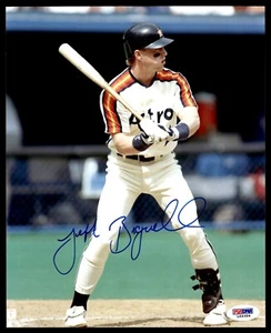 JEFF BAGWELL SIGNED 8X10 WITH PSA COA - HOUSTON ASTROS - Picture 1 of 2