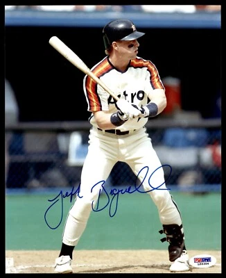 JEFF BAGWELL SIGNED 8X10 WITH PSA COA - HOUSTON ASTROS  - Image 1 of 2