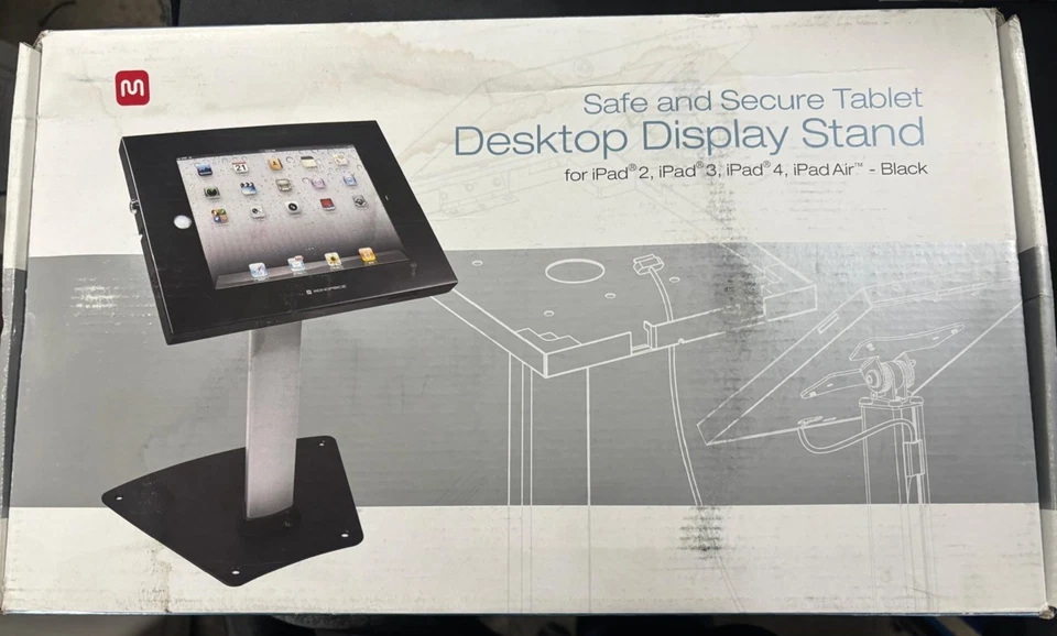 Monoprice Tablet Desktop Display Stand for iPad 2, 3, 4, and iPadAir - Black - Image 1 of 3