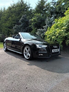 2014 Audi A5 2.0 TDI S Line Special Edition convertible manual Diesel - Picture 1 of 13