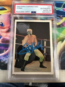 1988 NWA Superstars Sting Signed Rookie PSA Auto 10 - Picture 1 of 4