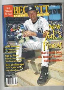 Beckett Baseball Card Monthly Issue #147 June 1997 Derek Jeter