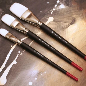 Michael Lang Artist Brushes Set, Exclusive Design Filbert Painting Brush - Picture 1 of 4