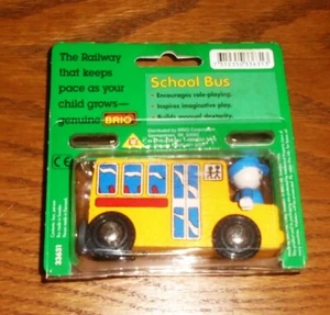 20% OFF SALE New 33631 BRIO Wooden School Bus imagine play Collection - Picture 1 of 3