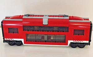 LEGO City Passenger Train 7938 Custom Made Double Deck Carriage w Restaurant - Picture 1 of 8