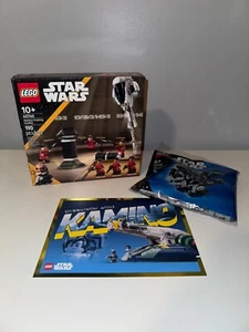 NEW IN HAND LEGO 40765 Kamino Training Facility & 30708 Mini Falcon & Postcard - Picture 1 of 8
