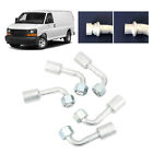 •́ 10Pcs 5/8in Air Conditioning 90 Degree Beadlock AC Splicer Hose Fittings