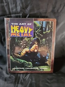 1995 THE ART OF HEAVY METAL CARDS Book / 1 Sleeze Included Upsta7 - Picture 1 of 5