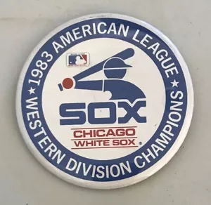 1983 CHICAGO WHITE SOXS WESTERN DIVISION CHAMPIONS VINTAGE PINBACK NICE - Picture 1 of 1