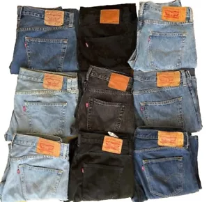 VAQUEROS DE HOMBRE LEVI`S 501 GRADO A DE COLECCIÓN PIERNA RECTA W30 W32 W33 W34 W36 W38 W40 - Imagen 1 de 9