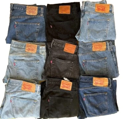 LEVI`S 501 JEANS GRADE A VINTAGE STRAIGHT LEG W30 W32 W33 W34 W36 W38 W40 - Image 1 of 3