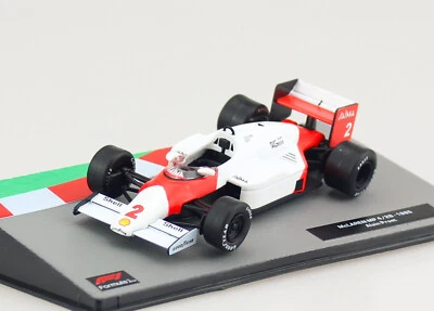 McLaren MP 4/2B Alain Prost 1985 #2 Formel 1 1:43 Atlas Modellauto  - Bild 1 von 3