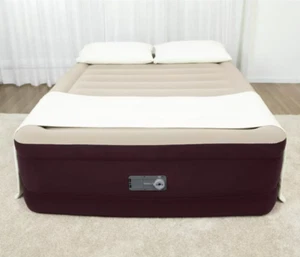 Queen 20" Airbed Blow Up Mattress Inflatable Air Bed Colchon Queen Inflable Cama - Picture 1 of 9