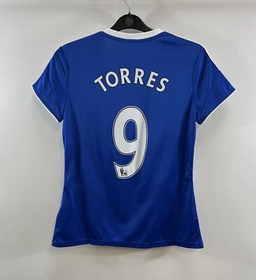 Chelsea Torres 9 Home Football Shirt 2013/14 Womans Size 16/18 Adidas F731 - Image 1 of 4