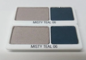 2 Elizabeth Arden Beautiful Color Eye Shadow Duo Each Tester Misty Teal 06 .11 - Picture 1 of 2