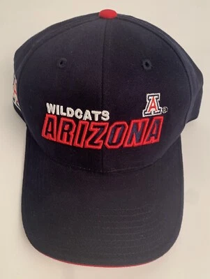 New Sample Production Arizona Wildcats Hat Adjustable Strap Script Colosseum cap - Image 1 of 4