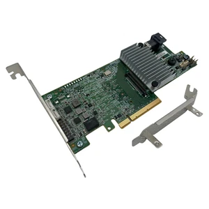 LSI Avago Broadcom 9361-4i Controller RAID PCIe basso e pieno profilo SAS3 12Gbps - Foto 1 di 3
