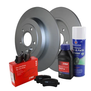 Rear Brake Kit 330mm Rotors TRW Ceramic Pads For Freestyle Taurus Montego Sable - Picture 1 of 8