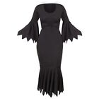 Damska czarna gotycka sukienka - UK 18/20 / X-Large
