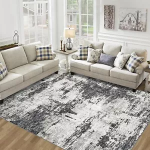 9x12 Area Rugs Living Room Rugs: Large Washable Rug with Anti-Slip Backing No... - Picture 1 of 9