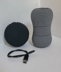 ELECTRO Vibrierender Massageball & Bohne Therapiegerät von Njoie - Schwarz / Grau - Bild 1 von 8