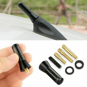 Antenna albero corto auto radio alluminio vite fibra di carbonio universale 3,5 cm - Foto 1 di 12