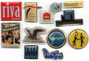 🏨Pin-Set 11 Hotelerie Pins riva TRYP Travel Charme Hotels ibis Hotel Iberotel🏩