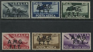 Italy overprinted Trieste 1st Airmail set mint o.g. hinged - Bild 1 von 1