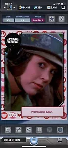 Topps Star Wars Digital Card Trader Tier 8 - Valentines 2 Leia 2019 Base - Picture 1 of 1
